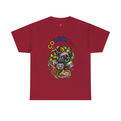 Colorful Unisex Heavy Cotton Tee with Joyful Message, Fun T-Shirt, Casual Wear, Gift for Friends, Summer Vibes, Festival Apparel - NOTALIFY