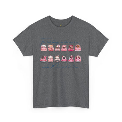 Cute Dogs Mother's Day T-Shirt, Best Things In Life Are Free, Unisex Tee, Gift For Mom, Heavy Cotton Shirt, Mother's Day Gift - NOTALIFY