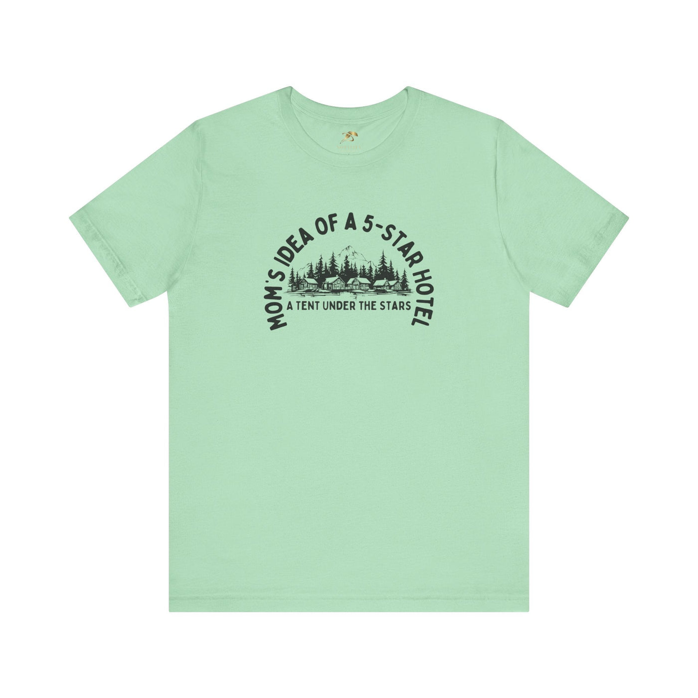 Mom's 5-Star Hotel Camping Tee, Unisex Comfort Shirt, Nature Lover Gif