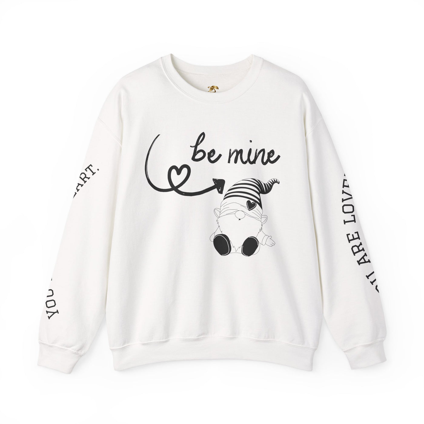 BE MINE Gnome Unisex Sweatshirt, Cozy Crewneck Jumper, Soft Pullover, Gender-Neutral Sweater, Casual Winter Shirt - NOTALIFY