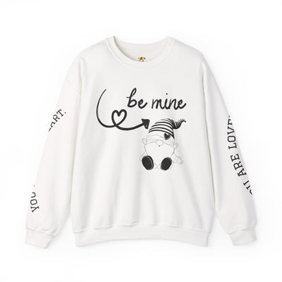 BE MINE Gnome Unisex Sweatshirt, Cozy Crewneck Jumper, Soft Pullover, Gender-Neutral Sweater, Casual Winter Shirt - NOTALIFY