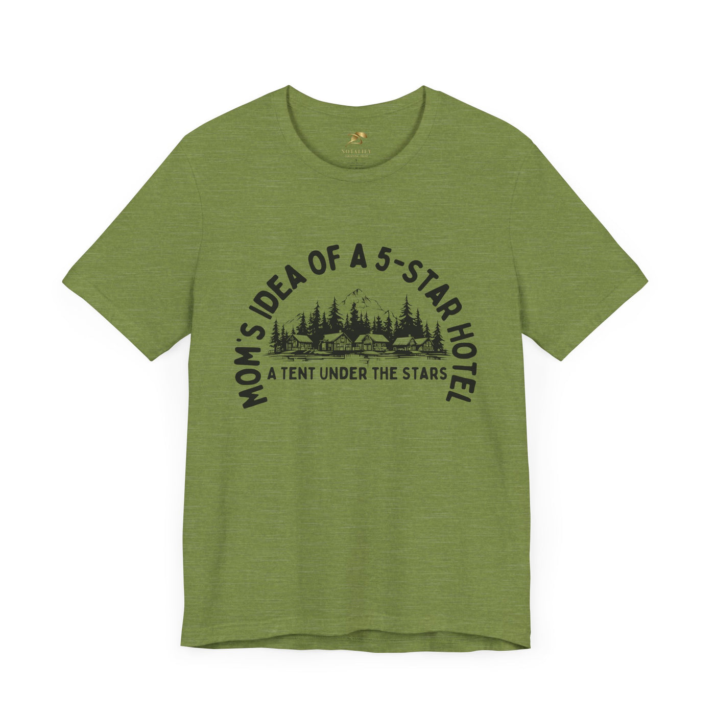 Nature Lover Unisex Tee, Mom's 5-Star Hotel Camping Shirt, Adventure Apparel, Family Camping Gear, Fun Outdoor Gift, Comfortable Shirts, MOM - NOTALIFY