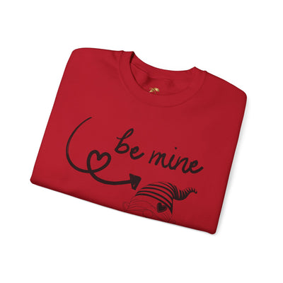 BE MINE Gnome Unisex Sweatshirt, Cozy Crewneck Jumper, Soft Pullover, Gender-Neutral Sweater, Casual Winter Shirt - NOTALIFY