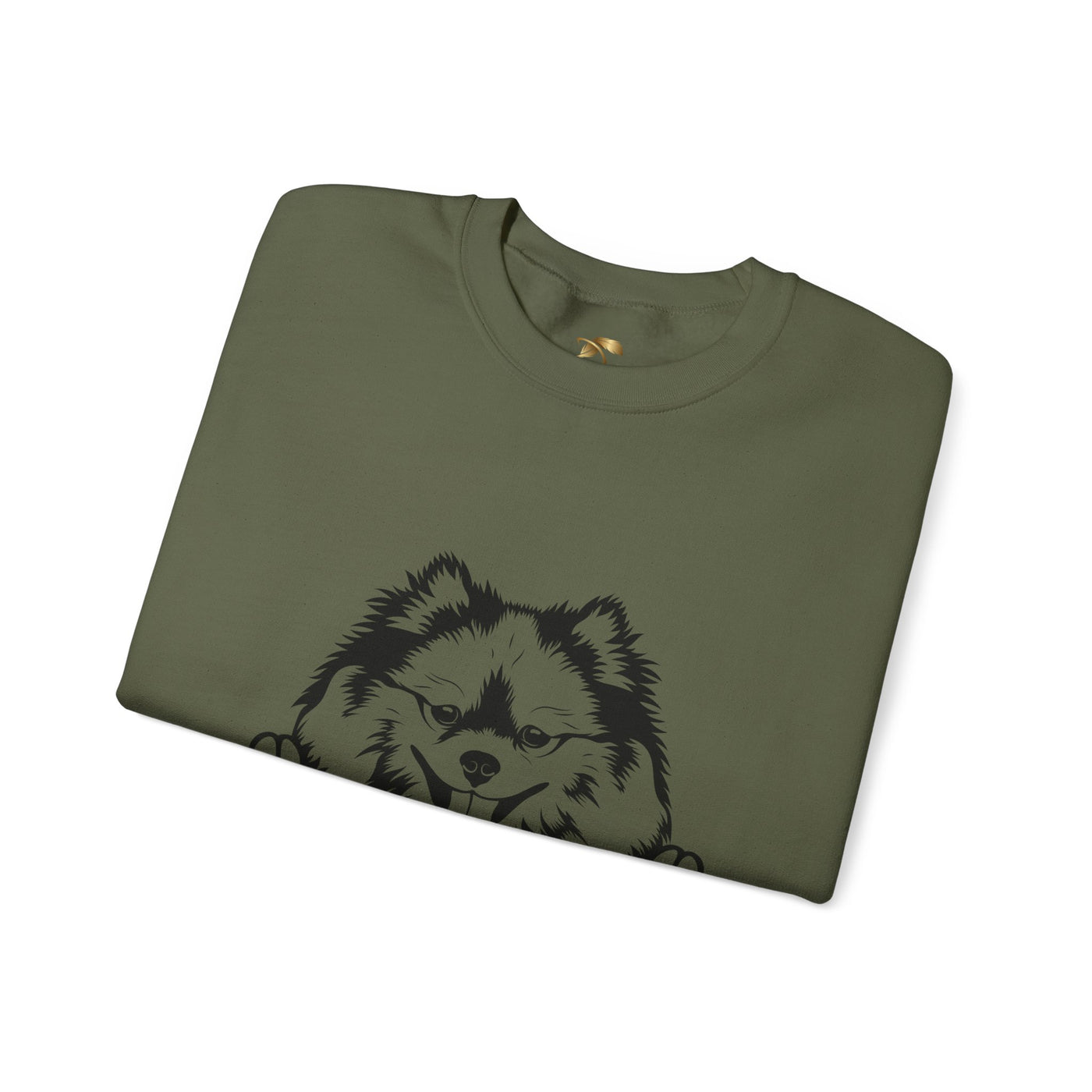 Pomeranian Lover Sweatshirt, Pet's Name Personalized Gift Idea, Pomeranian Dog Owner Apparel, Custom Dog Paw Print Jumper, Comfy Crewneck - NOTALIFY