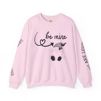 BE MINE Gnome Unisex Sweatshirt, Cozy Crewneck Jumper, Soft Pullover, Gender-Neutral Sweater, Casual Winter Shirt - NOTALIFY