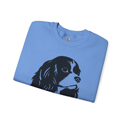 Cocker Spaniel Sweatshirt, Pet's Name Personalized Gift Idea, Cocker Spaniel Dog Owner Apparel, Custom Dog Paw Print Jumper, Comfy Crewneck - NOTALIFY