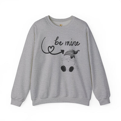 BE MINE Gnome Unisex Sweatshirt, Warm Crewneck Jumper, Comfy Pullover,