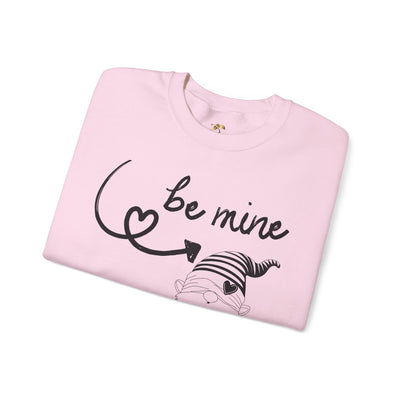 BE MINE Gnome Unisex Sweatshirt, Warm Crewneck Jumper, Comfy Pullover,