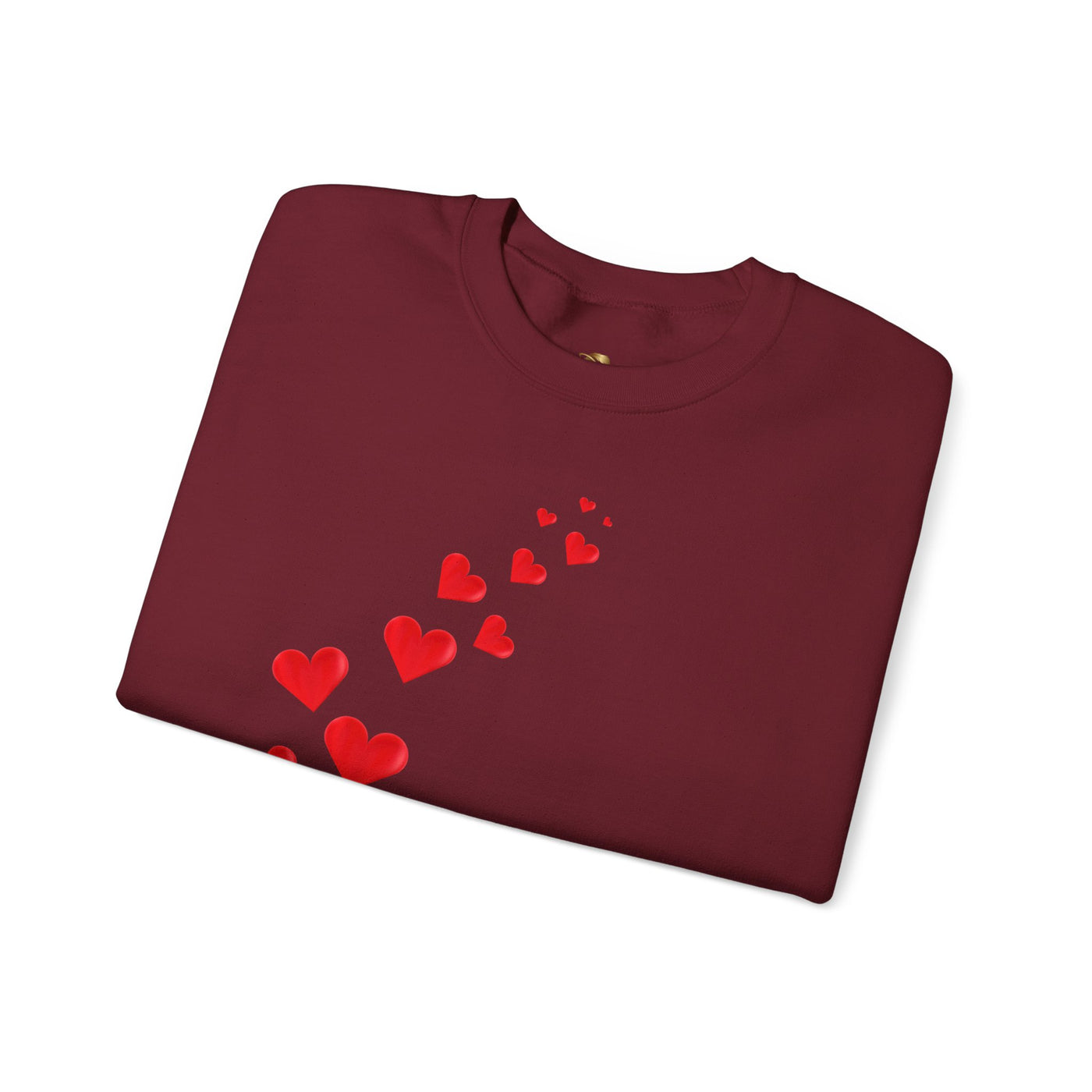 You are Enough Hearts Love Sweatshirt - Unisex Heavy Blend Crewneck, Gift for Him Her, Ultimate Comfort, Every Season, Unisex Sweatshirt - NOTALIFY