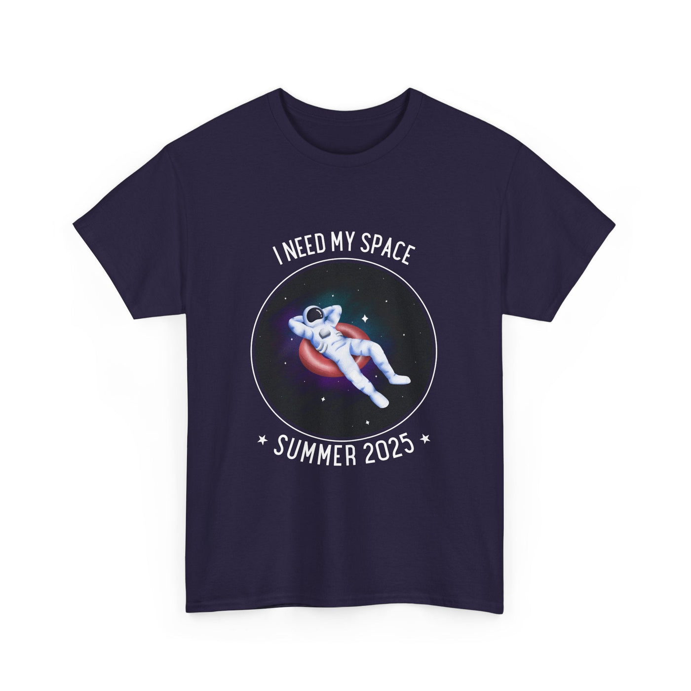 Astronaut Space Vibes Tee with galaxy graphic and "I Need My Space" design.