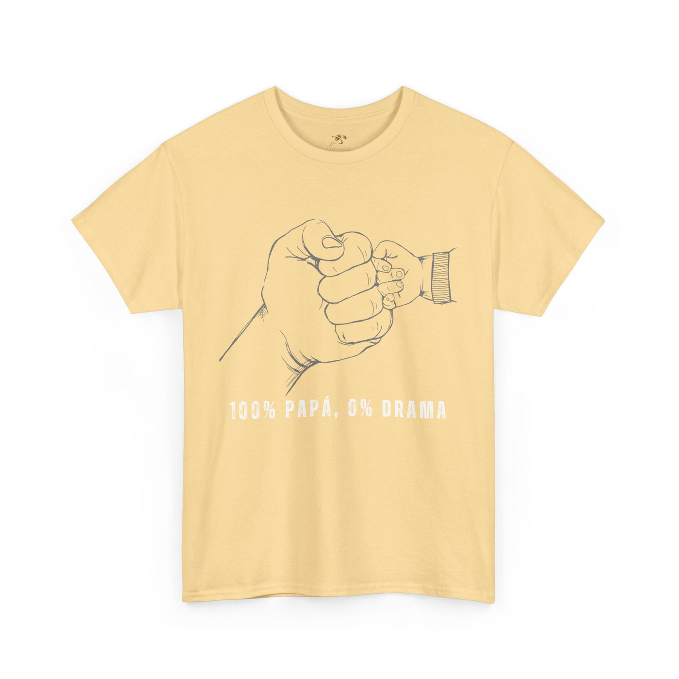100 Percent Papá 0 Percent Drama Shirt | Funny Spanish Dad Tee | Fathers Day Gift for Dad| Cool Latino Dad Shirt | Parent Humor Graphic Tee