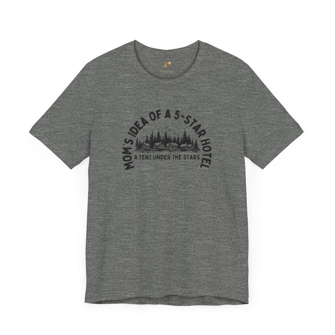 Mom's 5-Star Hotel Camping Tee, Unisex Comfort Shirt, Nature Lover Gif