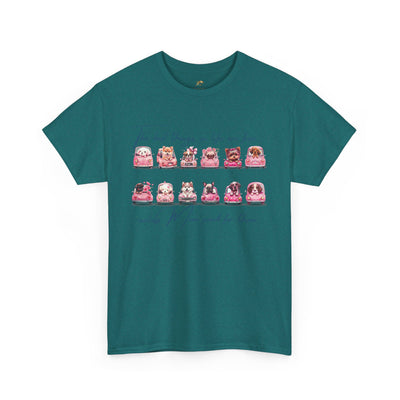 Cute Dogs Mother's Day T-Shirt, Best Things In Life Are Free, Unisex Tee, Gift For Mom, Heavy Cotton Shirt - NOTALIFY