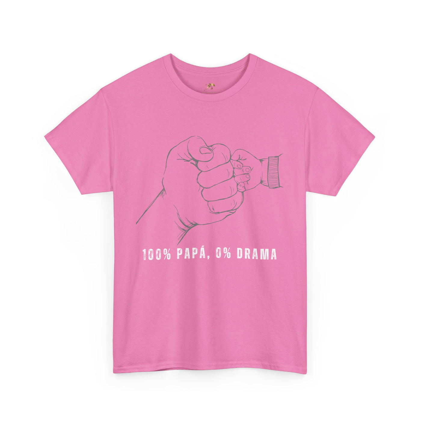 100 Percent Papá 0 Percent Drama Shirt | Funny Spanish Dad Tee | Fathers Day Gift for Dad| Cool Latino Dad Shirt | Parent Humor Graphic Tee