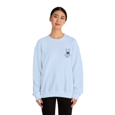 Frenchie Mom Embroidery Sweatshirt, Mother's Day Gift, Cute Dog Lover Jumper, French Bulldog Crewneck, Gift for Mom, Pet Owner Sweater - NOTALIFY