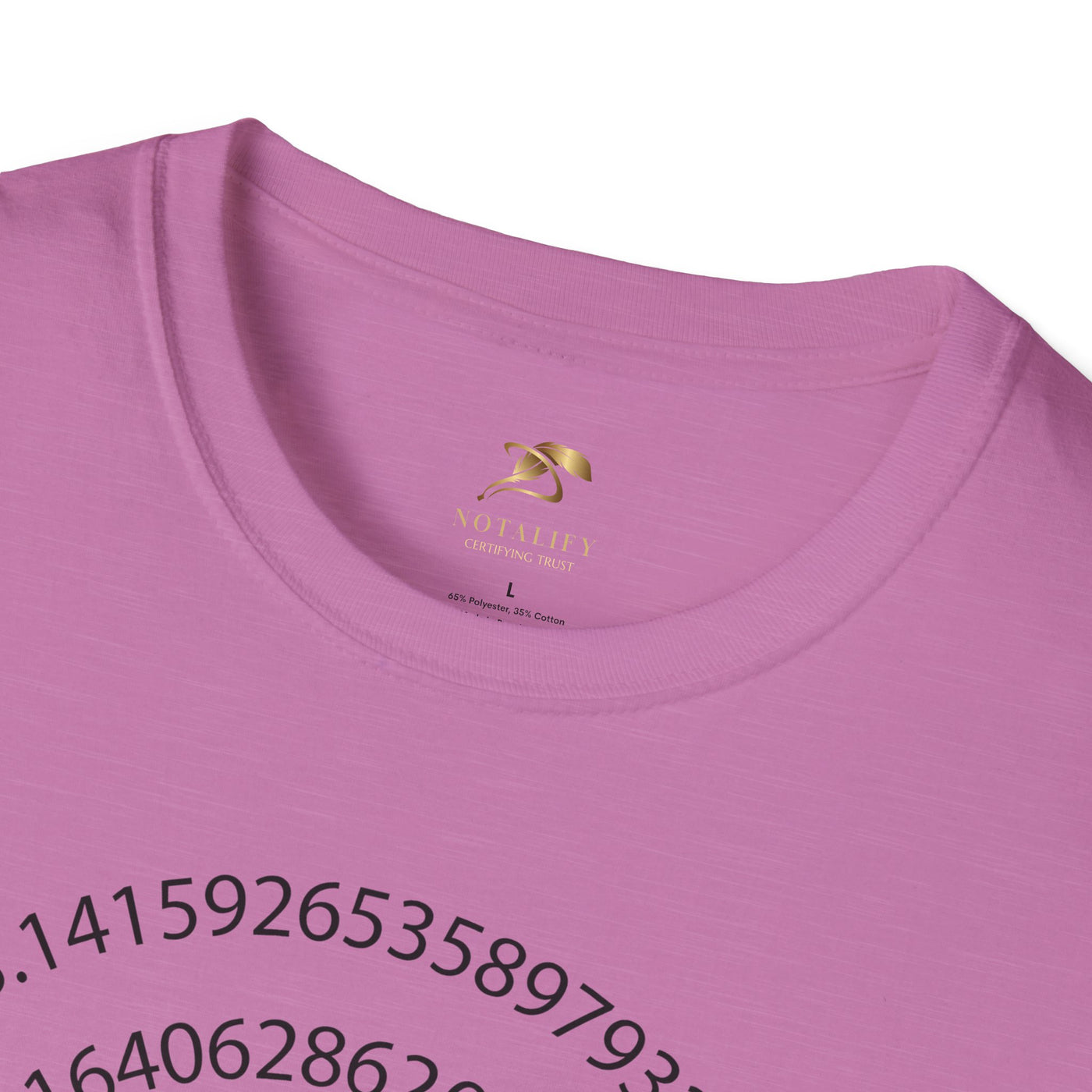 Pi Day Unisex Softstyle T-Shirt, Math Geek Gift, Irrationally Awesome Tee, March 14 Celebration Shirt, Mathematics Lover Top - NOTALIFY