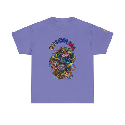Colorful Unisex Heavy Cotton Tee with Joyful Message, Fun T-Shirt, Casual Wear, Gift for Friends, Summer Vibes, Festival Apparel - NOTALIFY