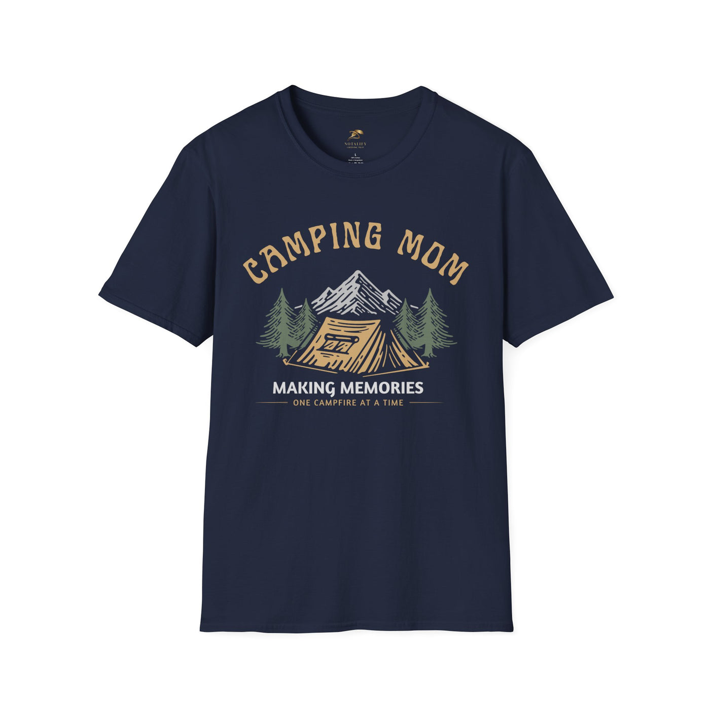 Camping Mom T-Shirt, Campfire Memories Tee, Outdoor Adventure Shirt, N
