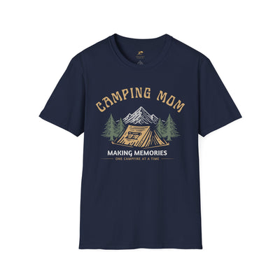 Camping Mom T-Shirt, Campfire Memories Tee, Outdoor Adventure Shirt, N