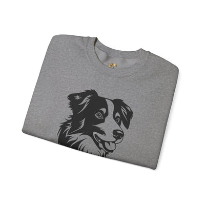 Collie Lover Sweatshirt, Pet's Name Personalized Gift Idea, Collie Dog Owner Apparel, Custom Dog Paw Print Jumper, Comfy Crewneck - NOTALIFY
