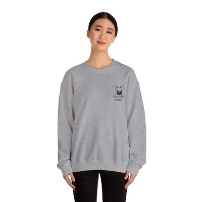 Frenchie Mom Embroidery Sweatshirt, Mother's Day Gift, Cute Dog Lover Jumper, French Bulldog Crewneck, Gift for Mom, Pet Owner Sweater - NOTALIFY