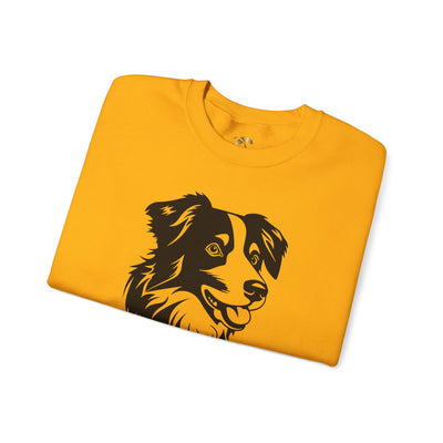 Collie Lover Sweatshirt, Pet's Name Personalized Gift Idea, Collie Dog Owner Apparel, Custom Dog Paw Print Jumper, Comfy Crewneck - NOTALIFY