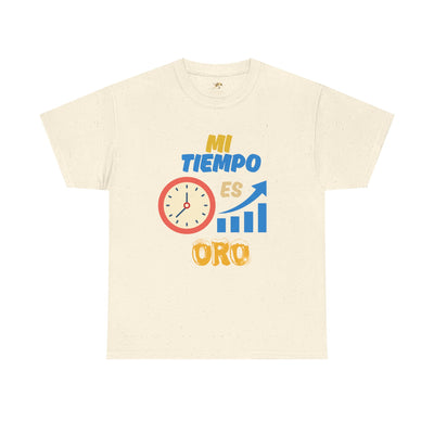 Mi Tiempo Es Oro Spanish Productivity T-Shirt | Time Management Motivational Tee | Entrepreneur Shirt | Focus and Hustle Shirt | Unisex