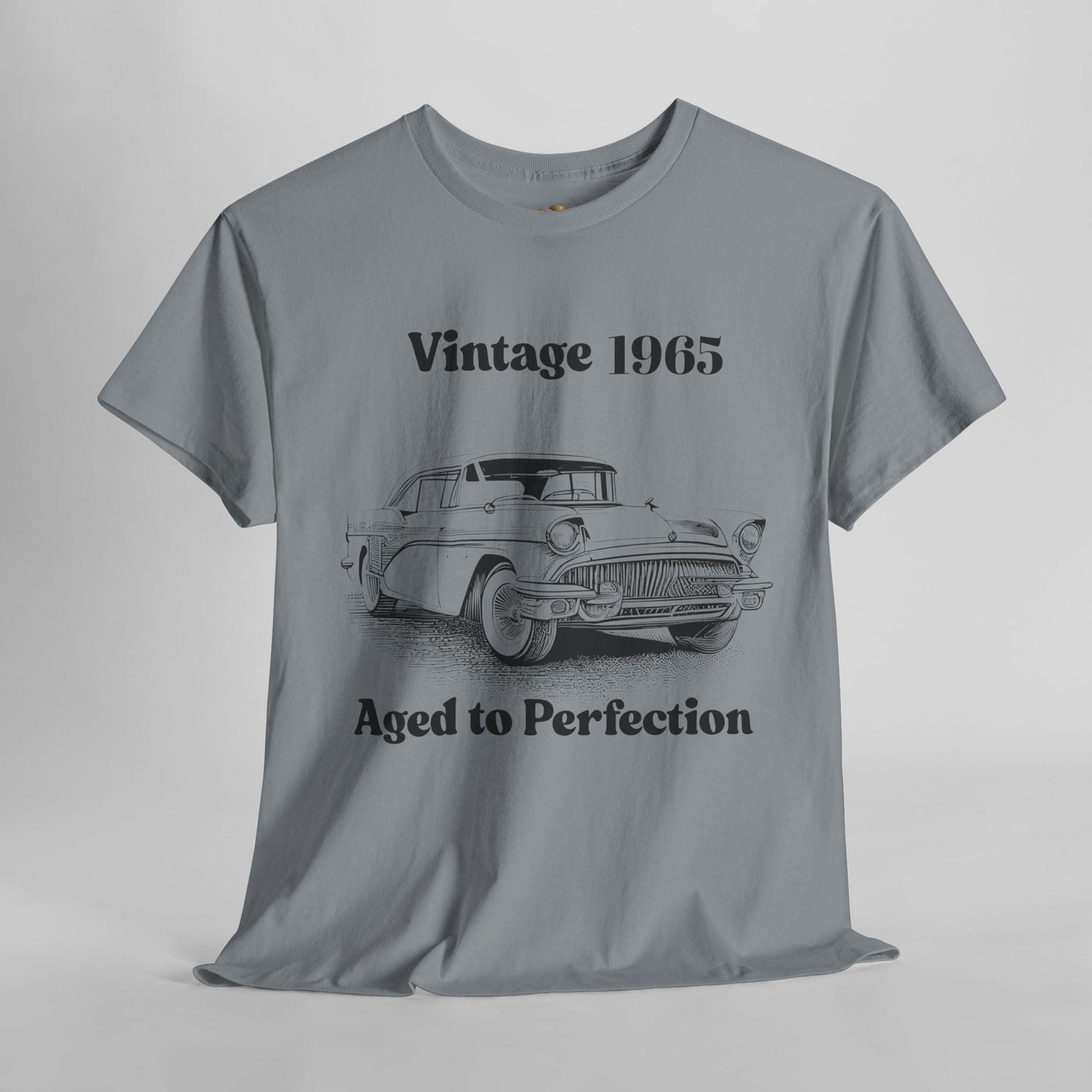 Vintage Aged to Perfection T-Shirt with Retro Car Design, Perfect Gift for Car Lovers.