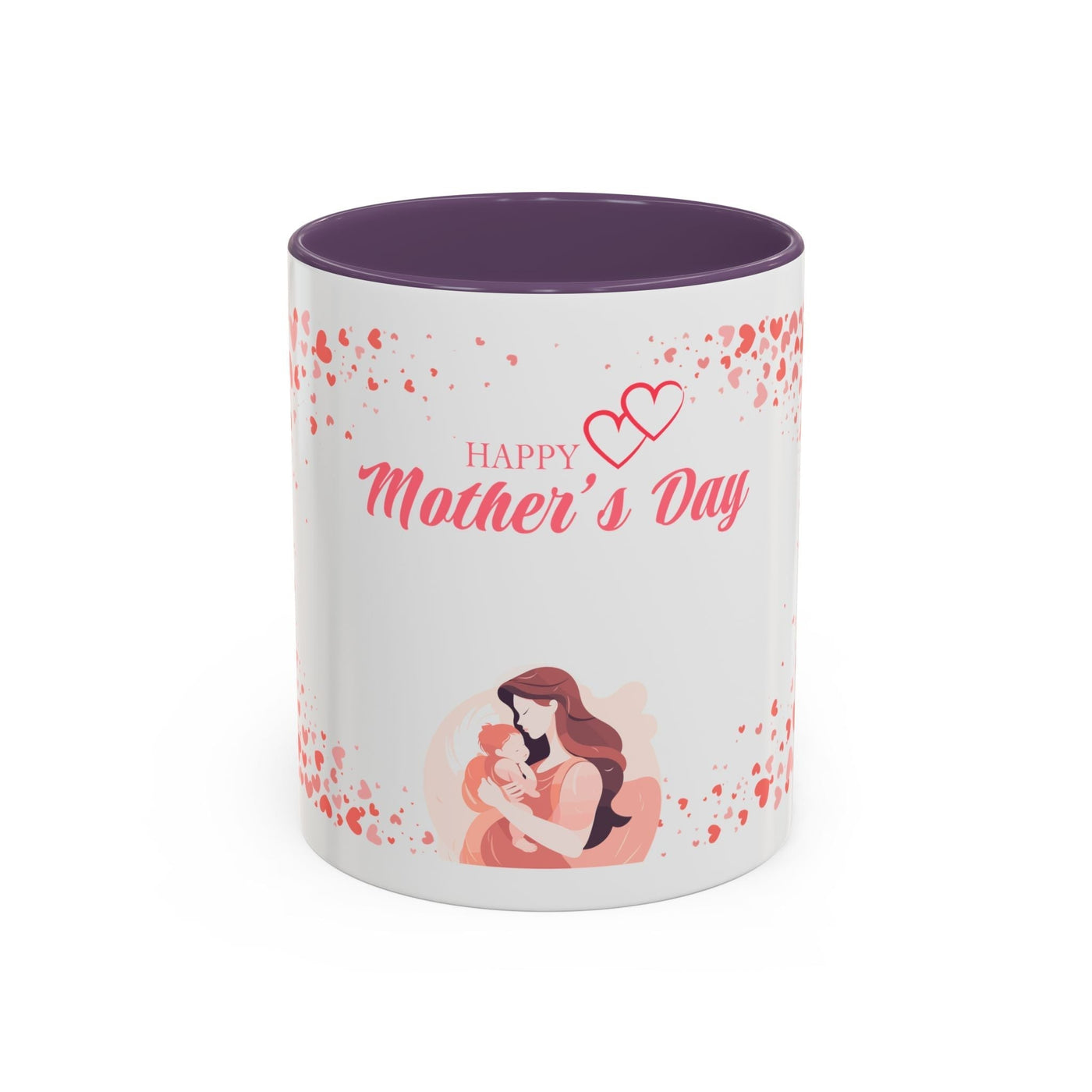 Cute Hearts Mug – Mother's Day Gift for Mom, Tea & Coffee Cup