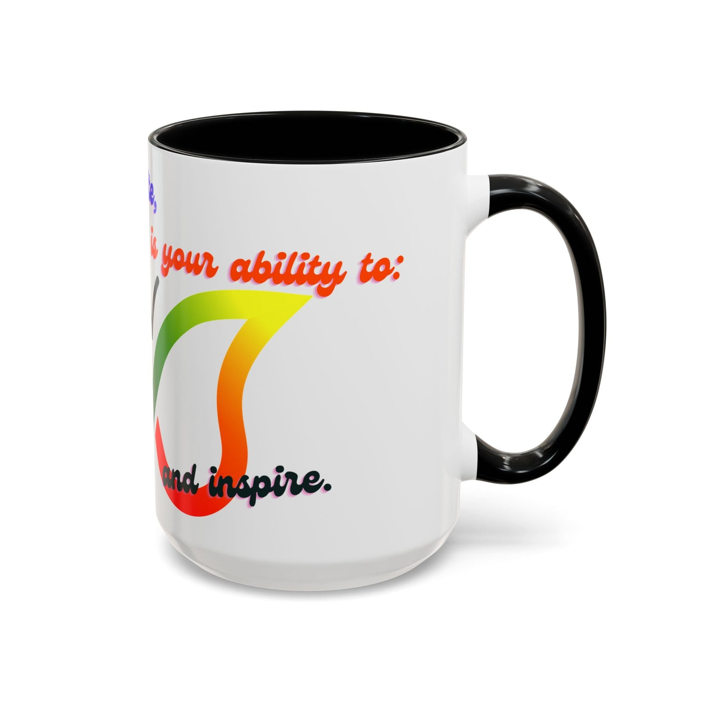 Infinity Butterfly Mug with colorful inspirational design, 11oz and 15oz, universe theme.