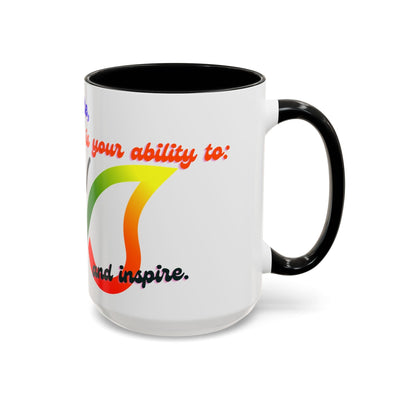 Infinity Butterfly Mug with colorful inspirational design, 11oz and 15oz, universe theme.