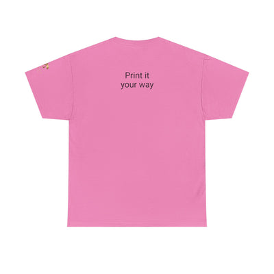 Colorful Unisex Heavy Cotton Tee with Joyful Message, Fun T-Shirt, Casual Wear, Gift for Friends, Summer Vibes, Festival Apparel - NOTALIFY
