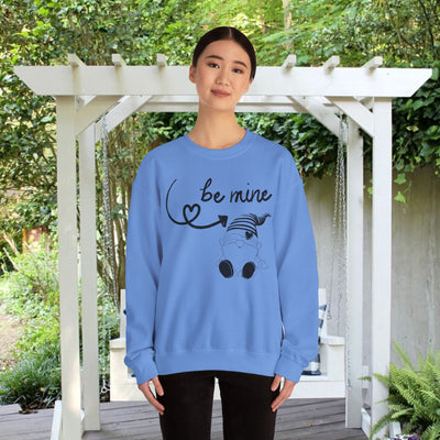 BE MINE Gnome Unisex Sweatshirt, Warm Crewneck Jumper, Comfy Pullover,