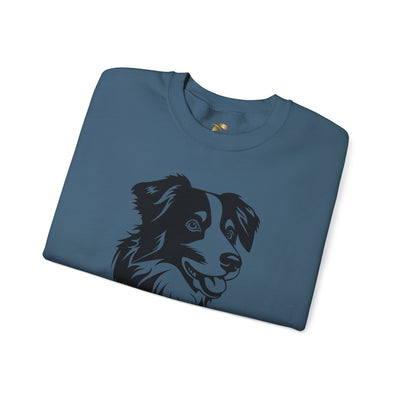 Collie Lover Sweatshirt, Pet's Name Personalized Gift Idea, Collie Dog Owner Apparel, Custom Dog Paw Print Jumper, Comfy Crewneck - NOTALIFY