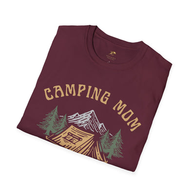 Camping Mom T-Shirt, Campfire Memories Tee, Outdoor Adventure Shirt, Nature Lover Gift, Family Camping Top, Mother's Day, Mom Memories - NOTALIFY