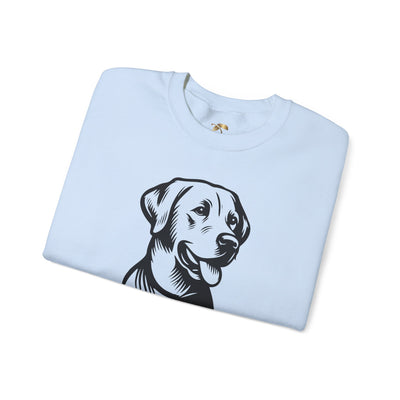 Labrador Lover Sweatshirt, Pet's Name Personalized, Labrador Dog Owner Apparel, Custom Dog Paw Print Jumper, Comfy Crewneck - NOTALIFY