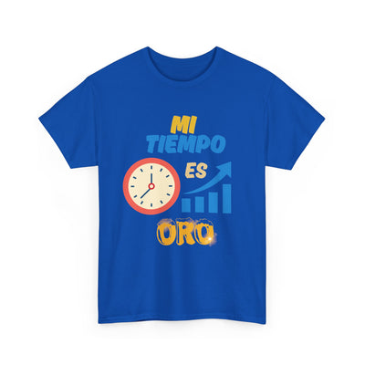 Mi Tiempo Es Oro Spanish Productivity T-Shirt | Time Management Motivational Tee | Entrepreneur Shirt | Focus and Hustle Shirt | Unisex