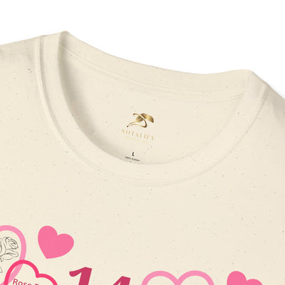 Valentines Week Love Unisex T-Shirt - Kiss Day Proposal Promise Hug Teddy Chocolate Tee Gift for Him - NOTALIFY