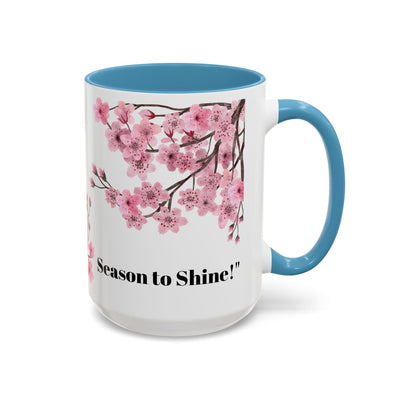 Coffee Mug, Season to Shine Design - Festive Holiday Gift, Spring Mug,