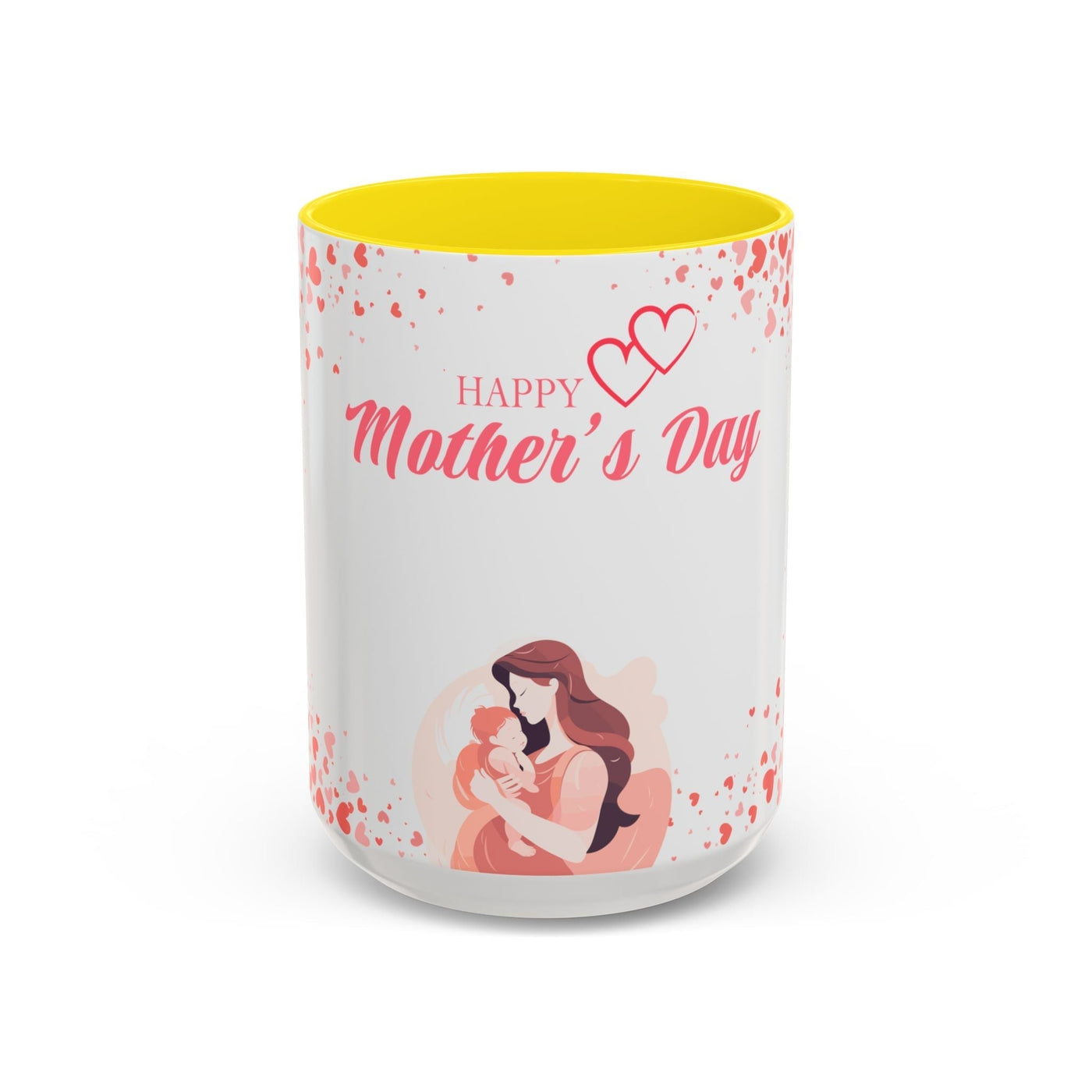 Cute Hearts Mug – Mother's Day Gift for Mom, Tea & Coffee Cup