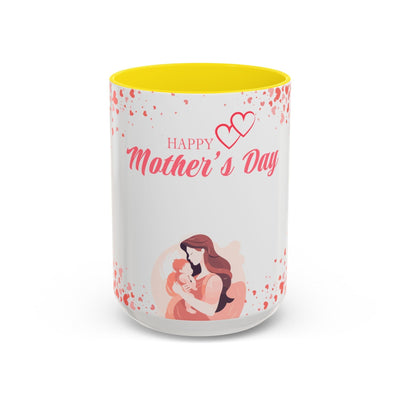 Cute Hearts Mug – Mother's Day Gift for Mom, Tea & Coffee Cup