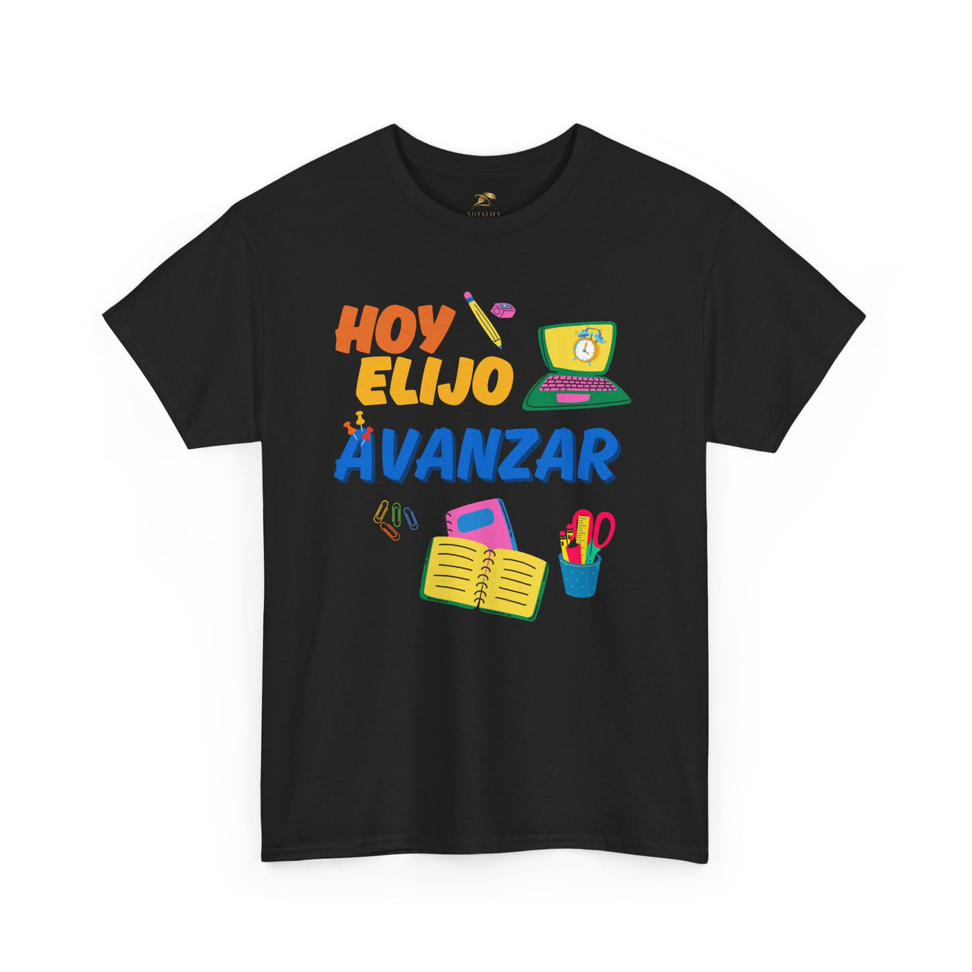 Hoy Elijo Avanzar Spanish Motivational T-Shirt | Back to School Teacher Tee | Growth Mindset Shirt | Spanish Student Gift | Unisex Tee