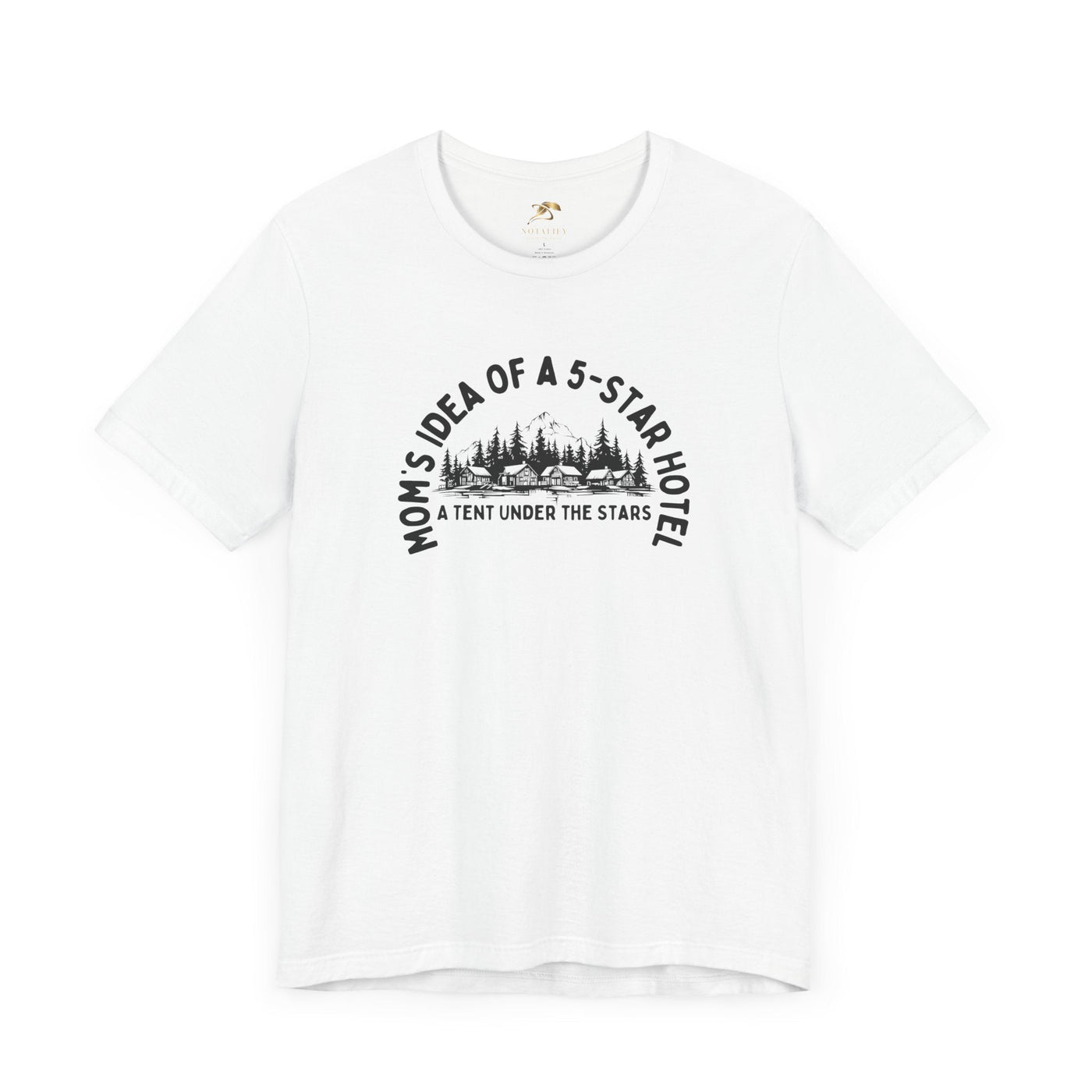 Mom's 5-Star Hotel Camping Tee, Unisex Comfort Shirt, Nature Lover Gif