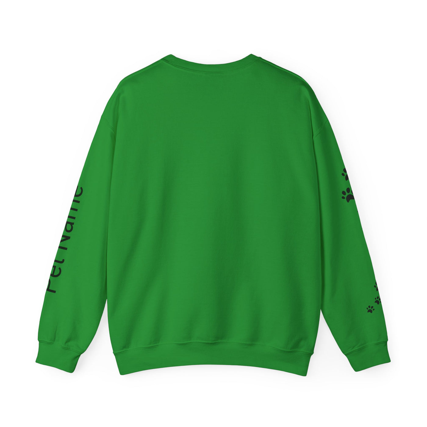Pomeranian Lover Sweatshirt, Pet's Name Personalized Gift Idea, Pomeranian Dog Owner Apparel, Custom Dog Paw Print Jumper, Comfy Crewneck - NOTALIFY