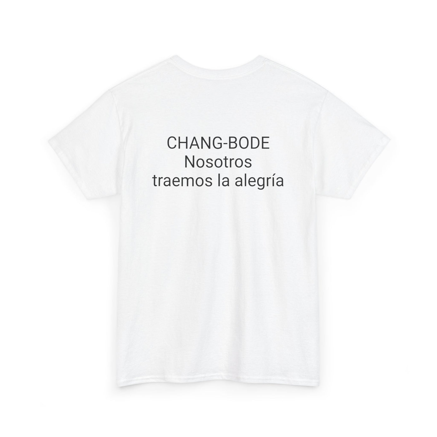 Colorful Unisex Heavy Cotton Tee with Joyful Message, Fun T-Shirt, Cas