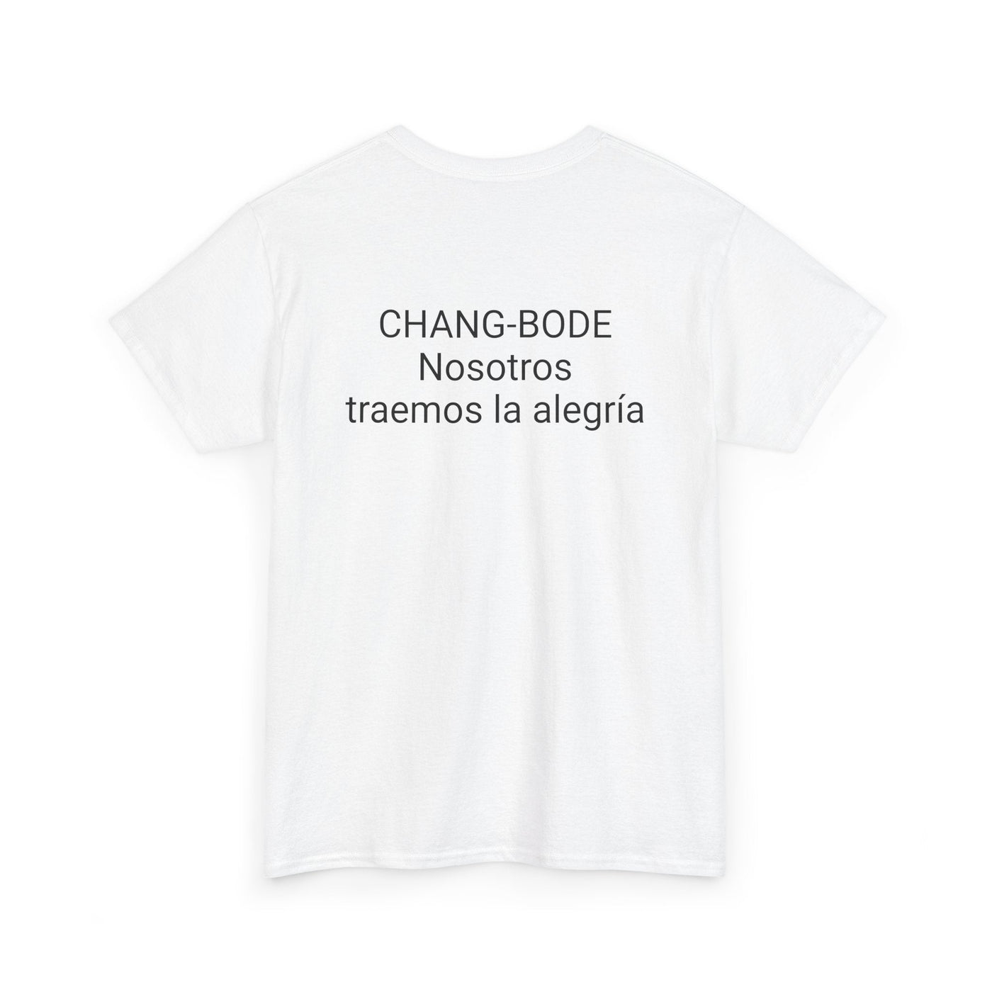 Colorful Unisex Heavy Cotton Tee with Joyful Message, Fun T-Shirt, Cas