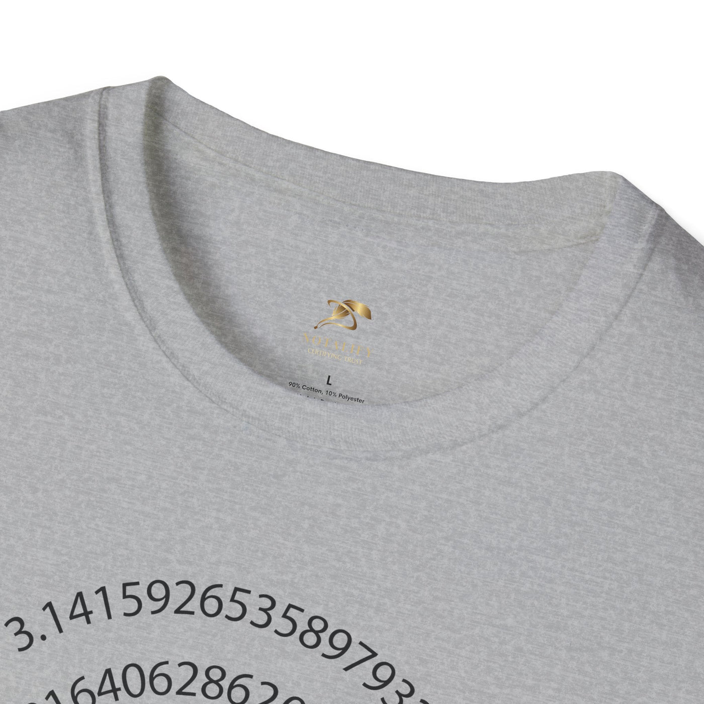 Pi Day Unisex Softstyle T-Shirt, Math Geek Gift, Irrationally Awesome 