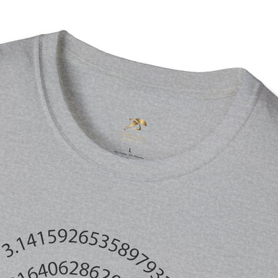 Pi Day Unisex Softstyle T-Shirt, Math Geek Gift, Irrationally Awesome 