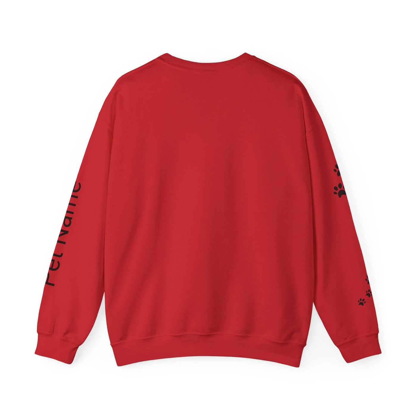 Damatian Dog Lover Sweatshirt, Pet's Name Personalized Gift Idea, Frenchie Dog Owner Apparel, Custom Dog Paw Print Jumper, Comfy Crewneck
