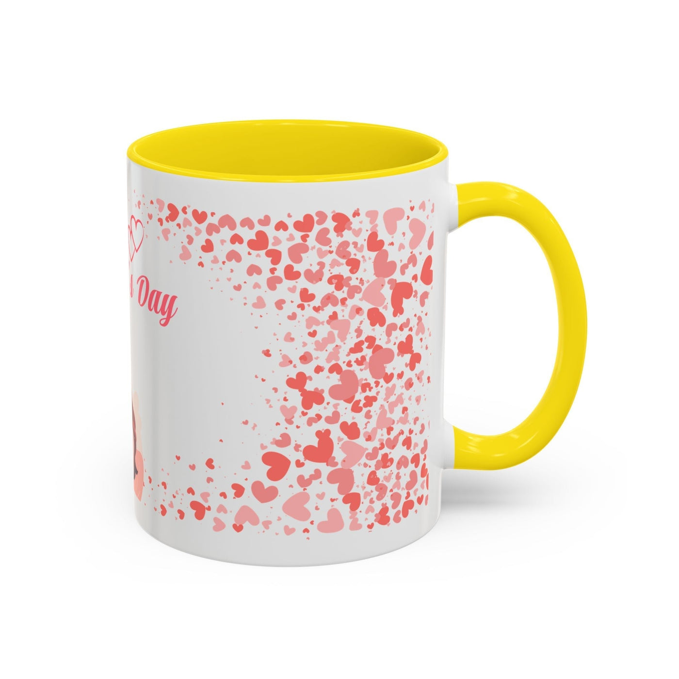 Cute Hearts Mug – Mother's Day Gift for Mom, Tea & Coffee Cup